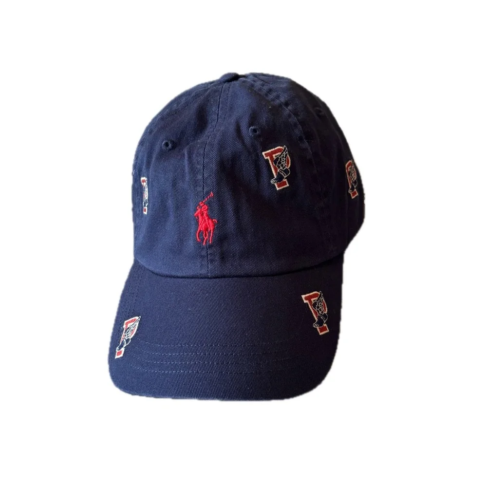 Polo Ralph Lauren Mens Navy P-Wing Embroidered Baseball Cap 710982605001 NWT
